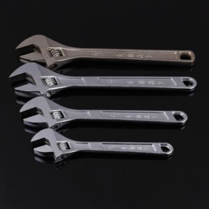Heavy-Duty Adjustable Wrench Set