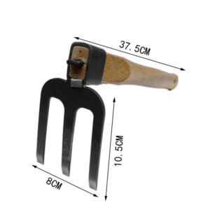Traditional Garden Hand Tools: 3-Piece Hoe & Cultivator Set.